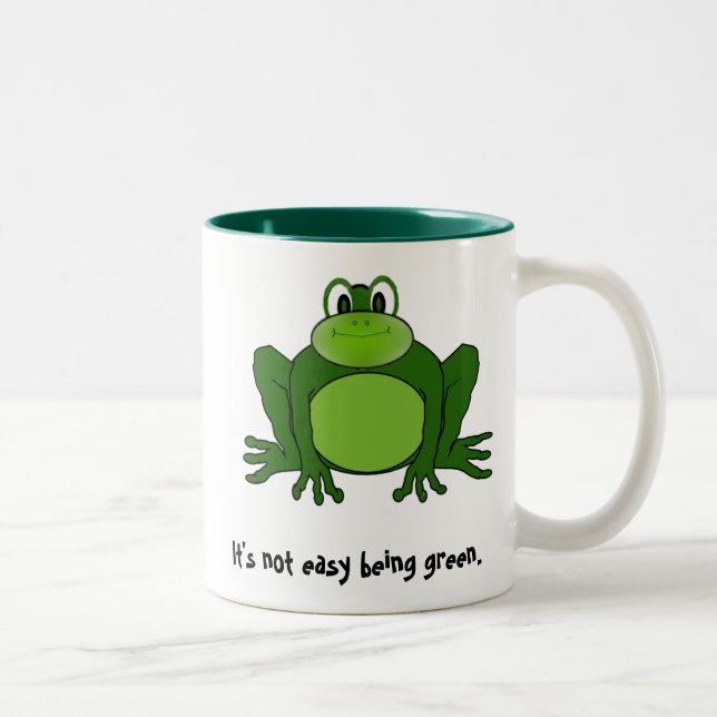 No es el ser fácil verde. - Taza (Derecha)