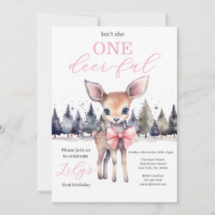¿No es ella una invitación de primer cumpleaños ll