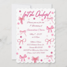 ¿No es ella una maravillosa invitación de primer c