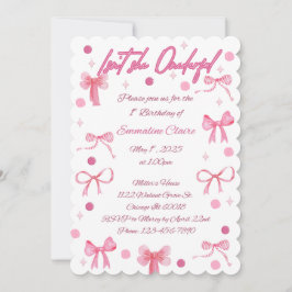 ¿No es ella una maravillosa invitación de primer c