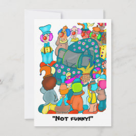 ¡No es gracioso! Tarjeta plana