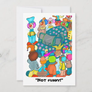 ¡No es gracioso! Tarjeta plana