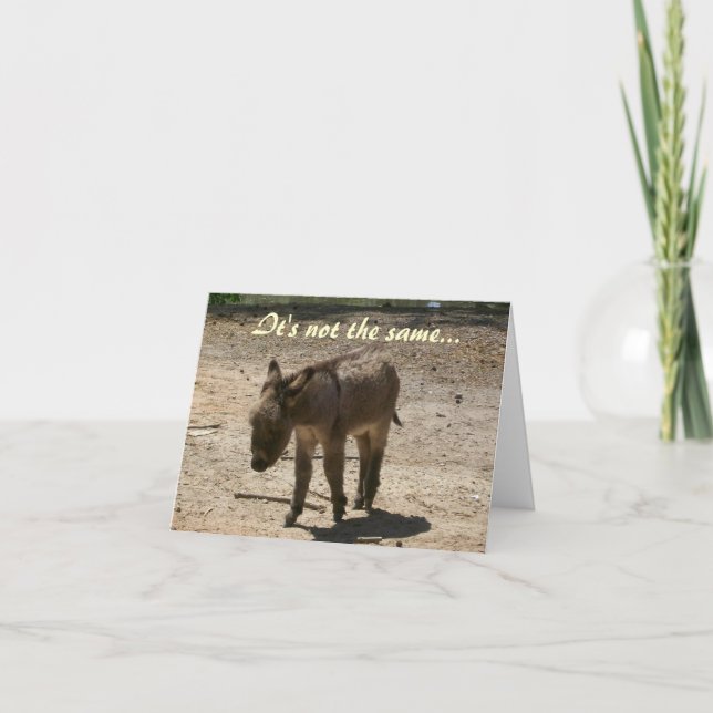 No es la misma tarjeta (Anverso)