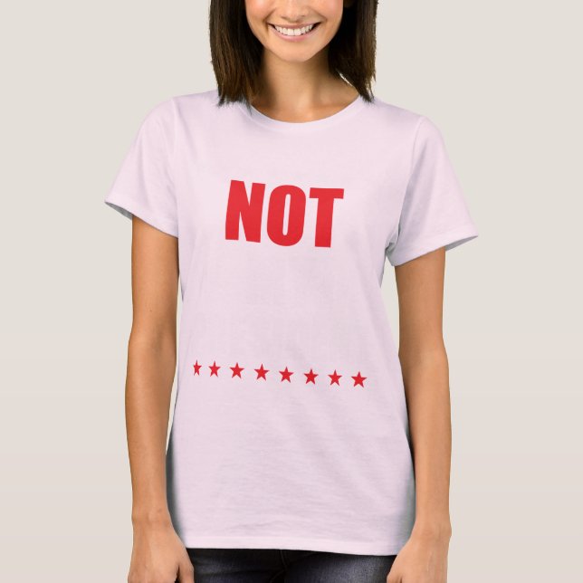 No es mi camiseta presidencial (Anverso)