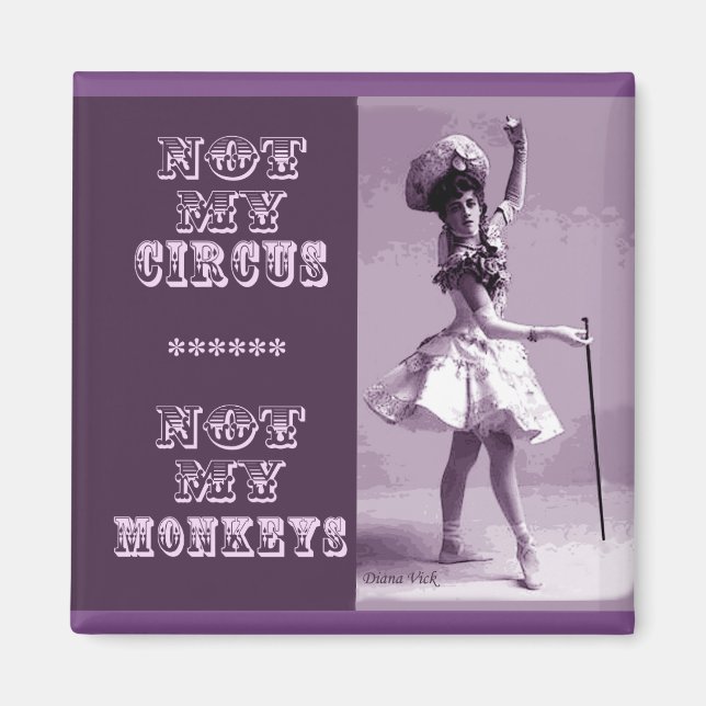 No es mi imán de circo (Frente)