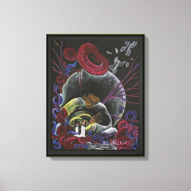 No es necesario que sufran solos - Canvas de arte  (Anverso)