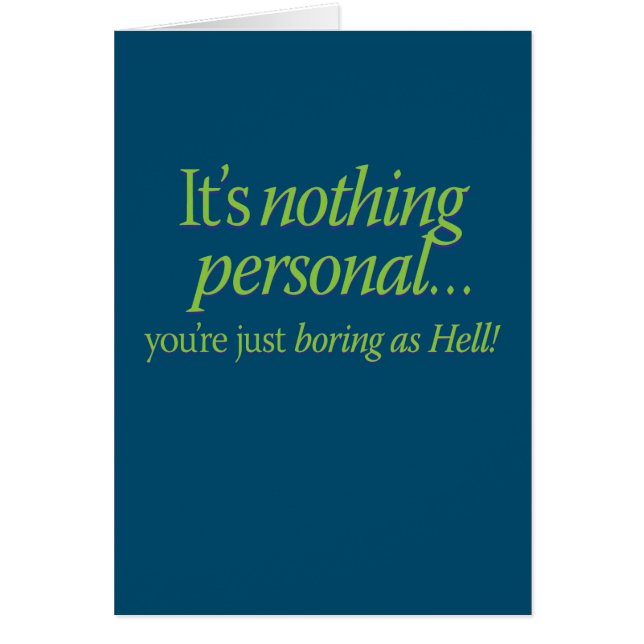 No es ninguna tarjeta vertical BG azul personal (Frente)