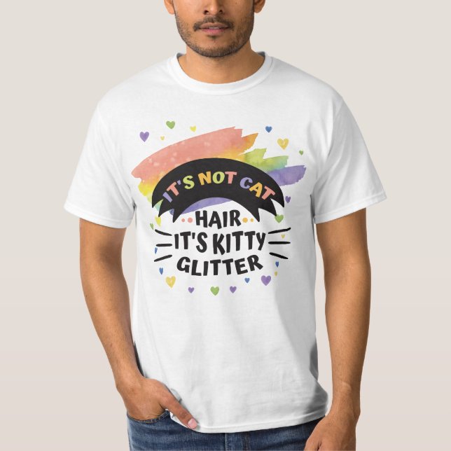 no es pelo de gato, es camisa de purpurina de gati (Anverso)