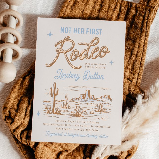 No es su primera invitación de Rodeo Baby Shower (Subido por el creador)