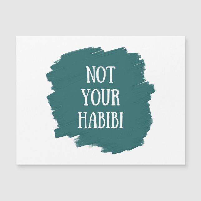 No es tu Habibi (Anverso)