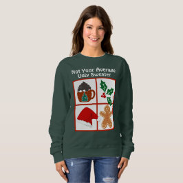 "No es tu promedio" Navidades feos suéter