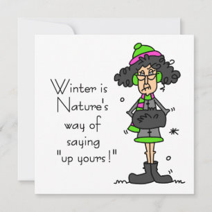 No es un fanático del invierno