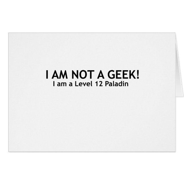 No es un geek, es una camisa graciosa (Anverso (Horizontal))