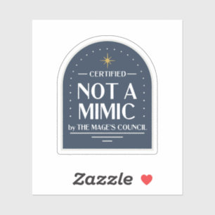 No es un gracioso Pegatina de D&D