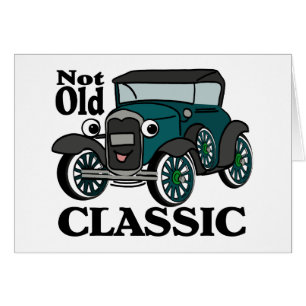No es un viejo coche clásico/antiguo