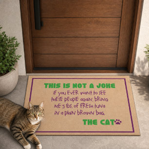 No es una broma - La Alfombra de Gato