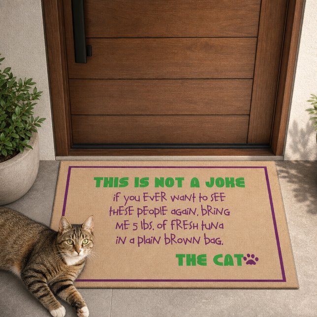 No es una broma - La Alfombra de Gato (Subido por el creador)