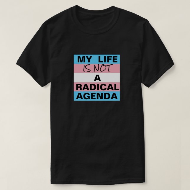 No es una camiseta radical de agenda (Diseño del anverso)
