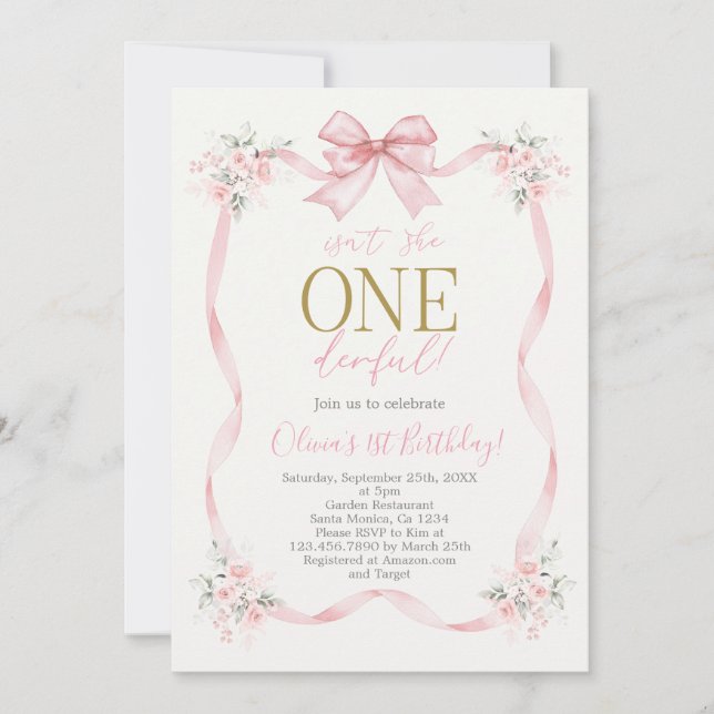 ¿No es una invitación maravillosa para el primer c (Anverso)