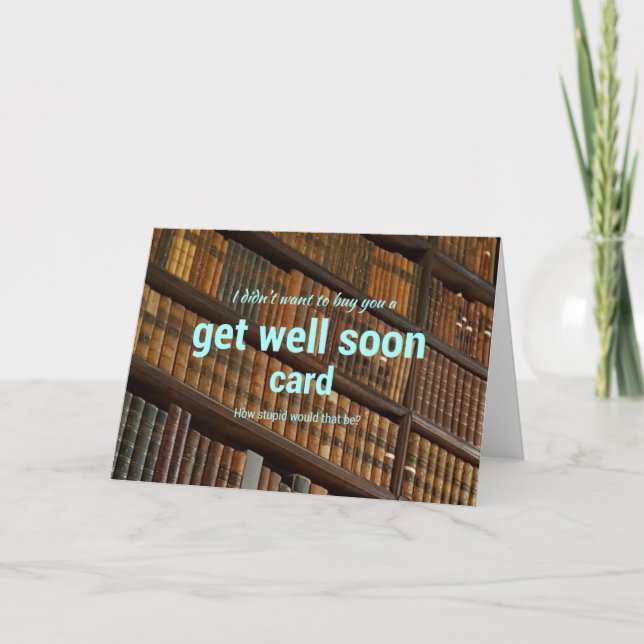 No es una tarjeta Get Well (Anverso)