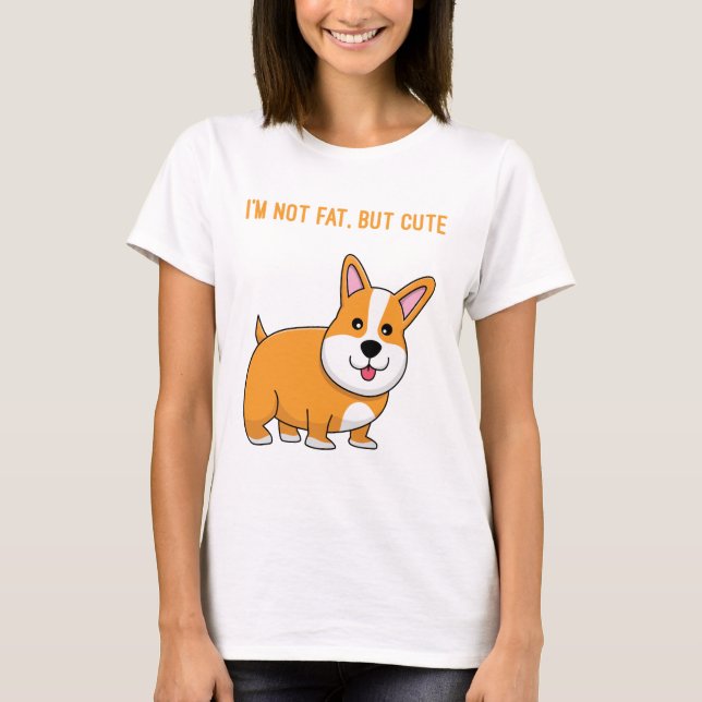 no estoy gorda, pero linda camiseta (Anverso)