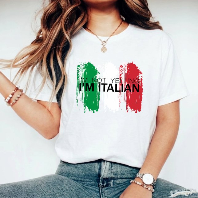 No estoy gritando, soy una camiseta italiana graci (Subido por el creador)