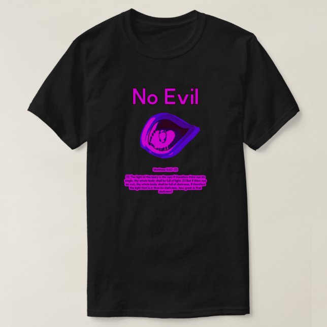 No Evil - City Jamz -  Camiseta (Diseño del anverso)