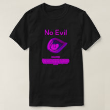 No Evil - Purple Passion -  Camiseta