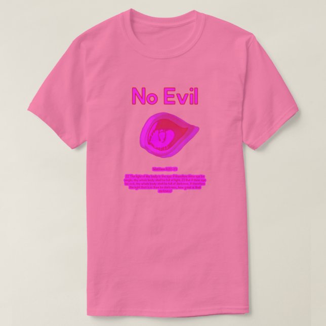 No Evil - Tahitian Sunset Logo-  Camiseta (Diseño del anverso)