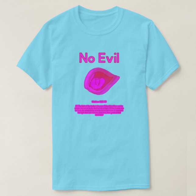 No Evil - Tahitian Sunset Logo-  Camiseta (Diseño del anverso)