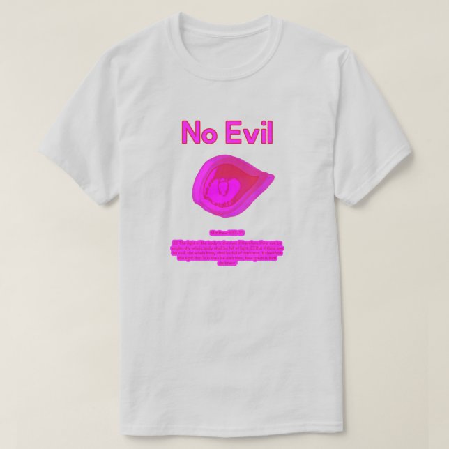 No Evil - Tahitian Sunset Logo-  Camiseta (Diseño del anverso)