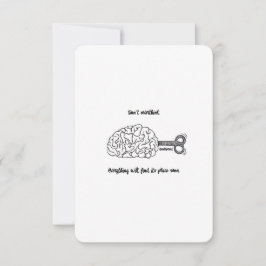 No exageres, está bien - Tarjeta plana