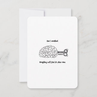 No exageres, está bien - Tarjeta plana