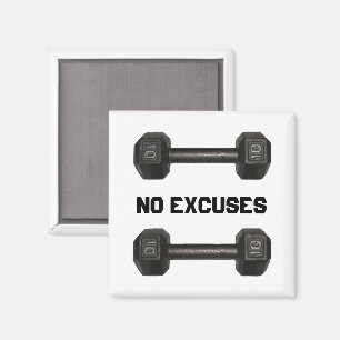 No Excusas Imán Dumbbell