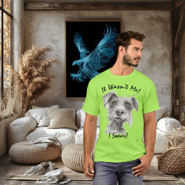 ¡No Fui Yo! Camiseta Divertida de Perro - ¡Lo Juro
