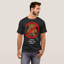 No golpee la camiseta del oso