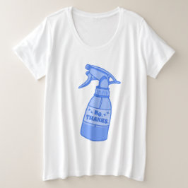 No, gracias. Botella de spray humor sassy