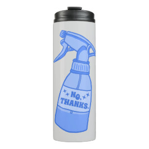 No, Gracias. Botella de Spray Humor Sassy