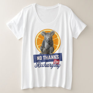No Gracias, Estoy Recargando Koala Naranja