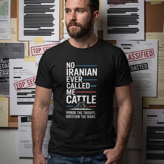 No Guerra Contra Irán Camiseta de Veterano de los  (Subido por el creador)