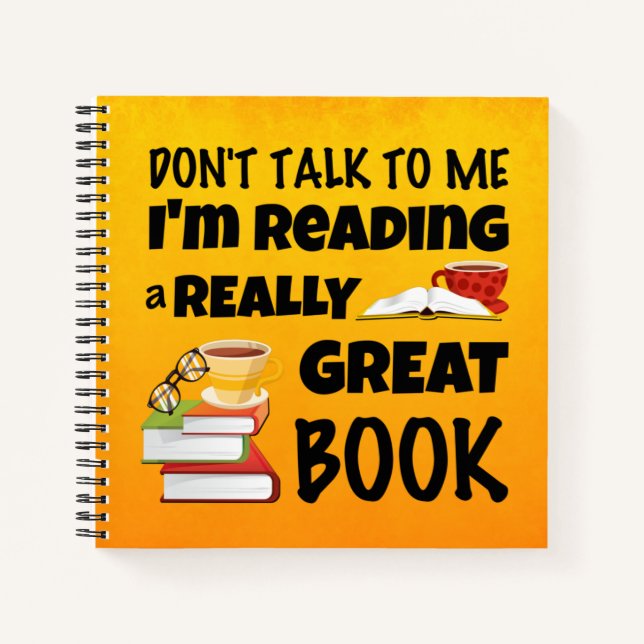 No hables que estoy leyendo un libro muy bueno (Anverso)