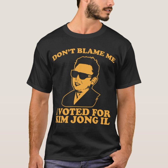 No hace Blam yo, yo votó por la camiseta de Kim (Anverso)