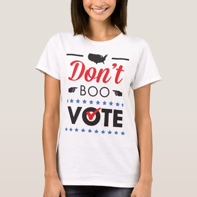 No hace el abucheo. Voto. Camisa (Anverso)