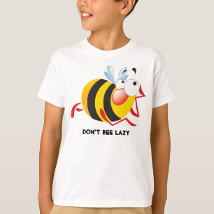 No hace la camisa perezosa de la abeja para los