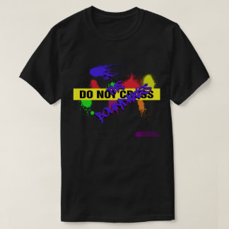 No hacen Cross/X la camiseta negra de los hombres