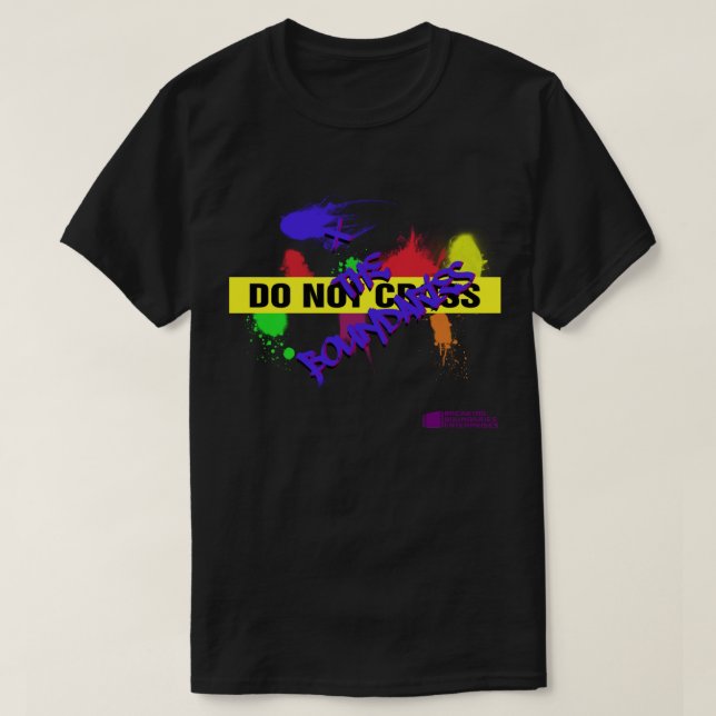 No hacen Cross/X la camiseta negra de los hombres (Diseño del anverso)