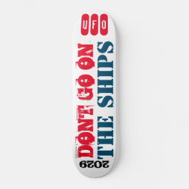 NO HACER EN EL Skateboard DE LOS BARCOS