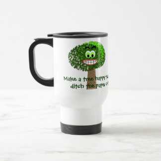 No haga un árbol feliz ninguna taza del viaje de