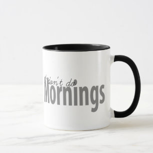 No hago la taza de las mañanas