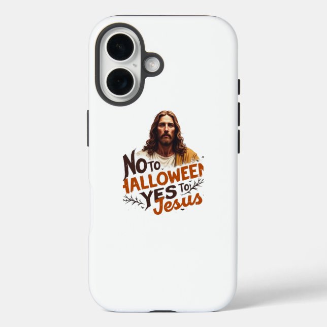 No Halloween Sí Jesús iPhone 16 Funda (Reverso )